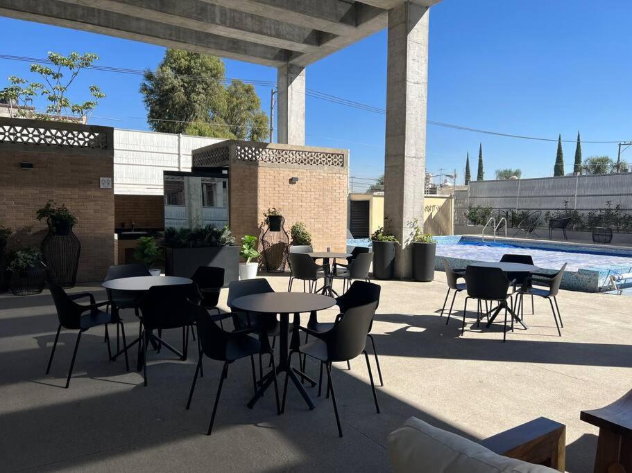 Depa Boho Al Sur Pet Friendly Piscina Gym Sala De Cine Leilighet Guadalajara Eksteriør bilde